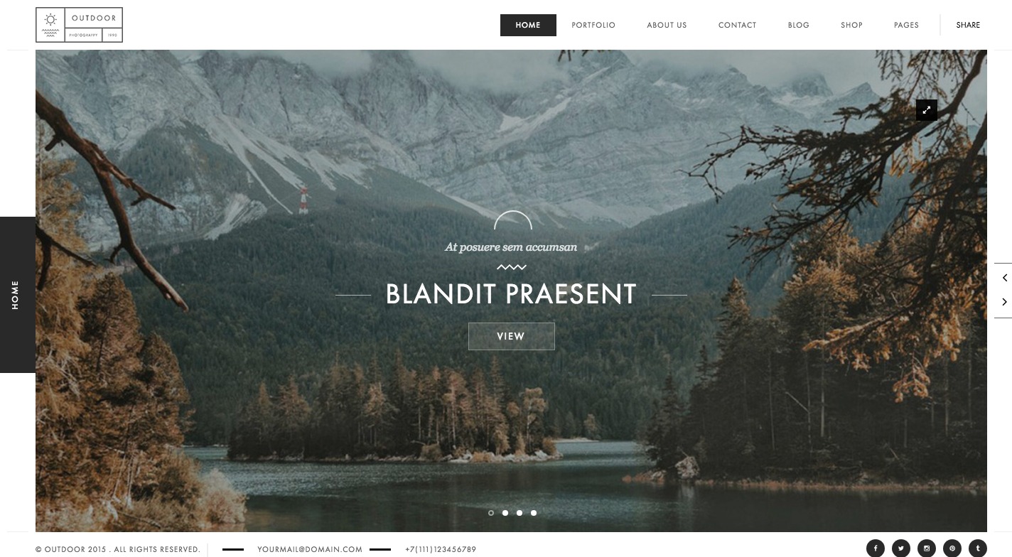 Outdoor WordPress Theme