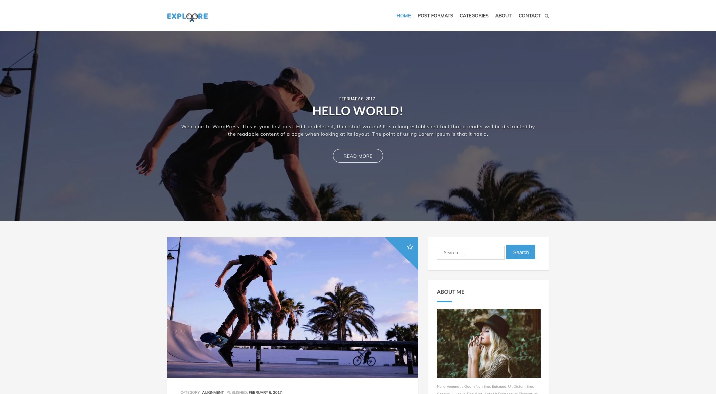 Exploore WordPress Theme