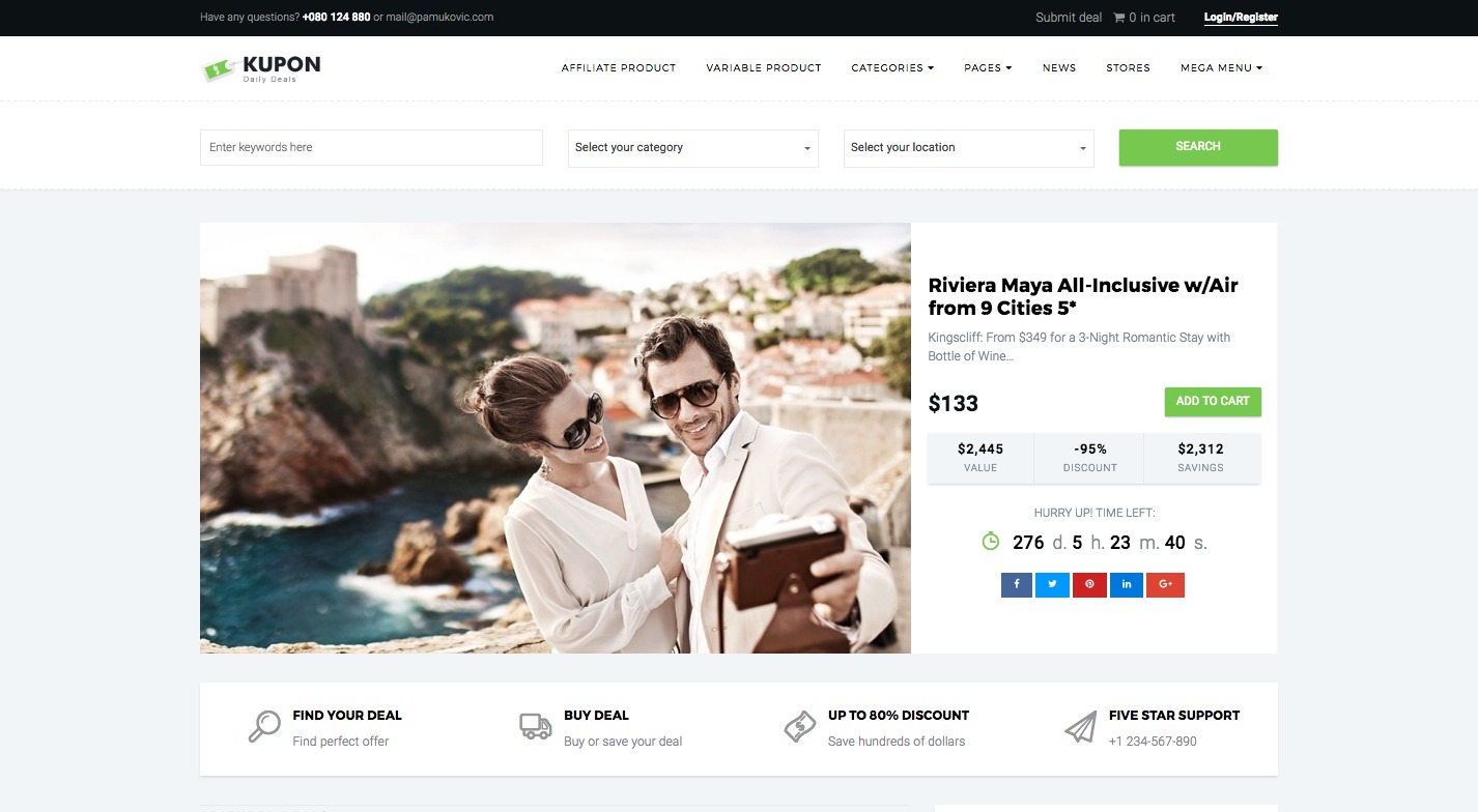 KUPON WordPress Theme