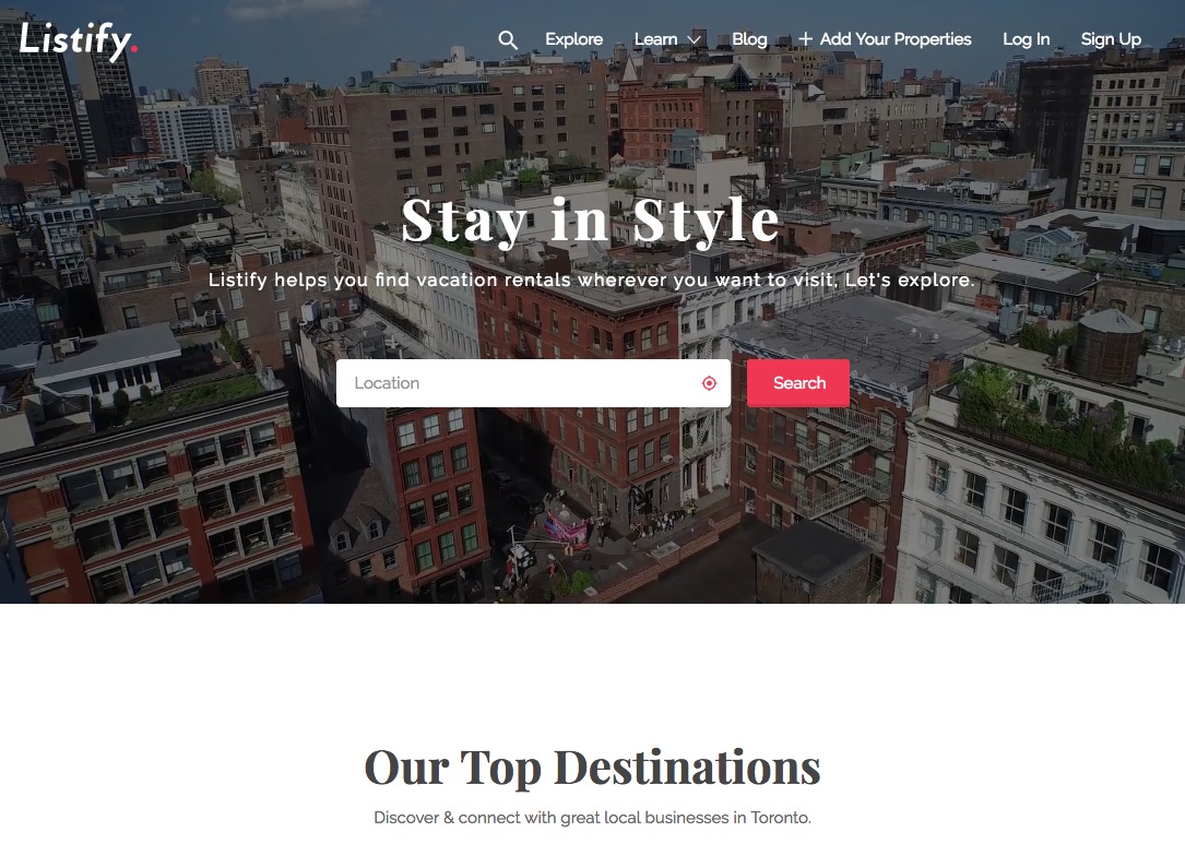 Listify WordPress Theme