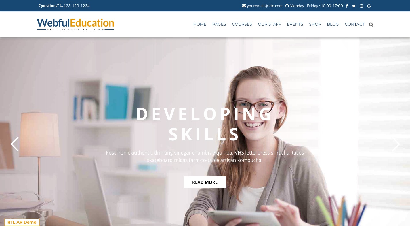 Education Wp WordPress Theme