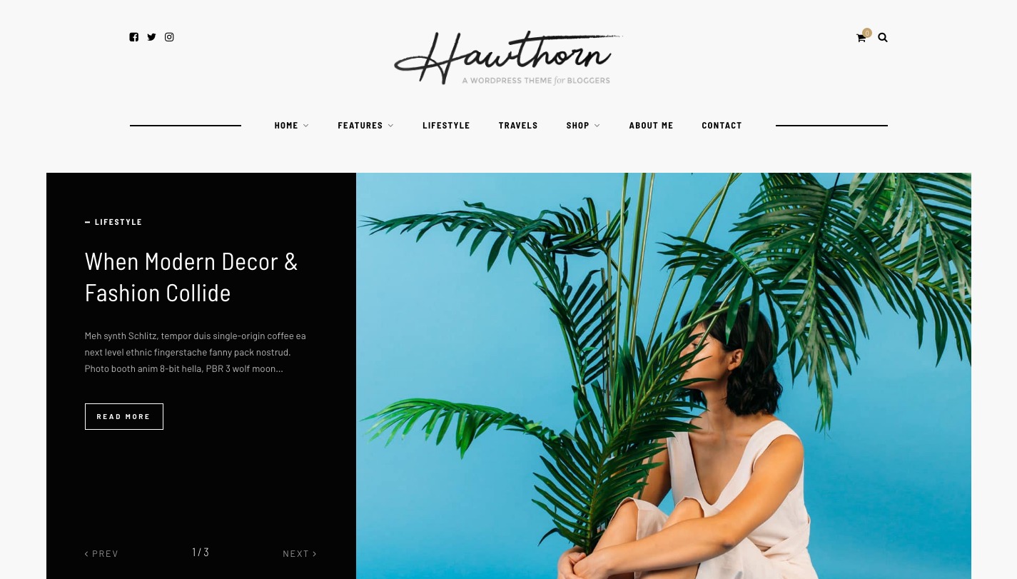 Hawthorn WordPress Theme