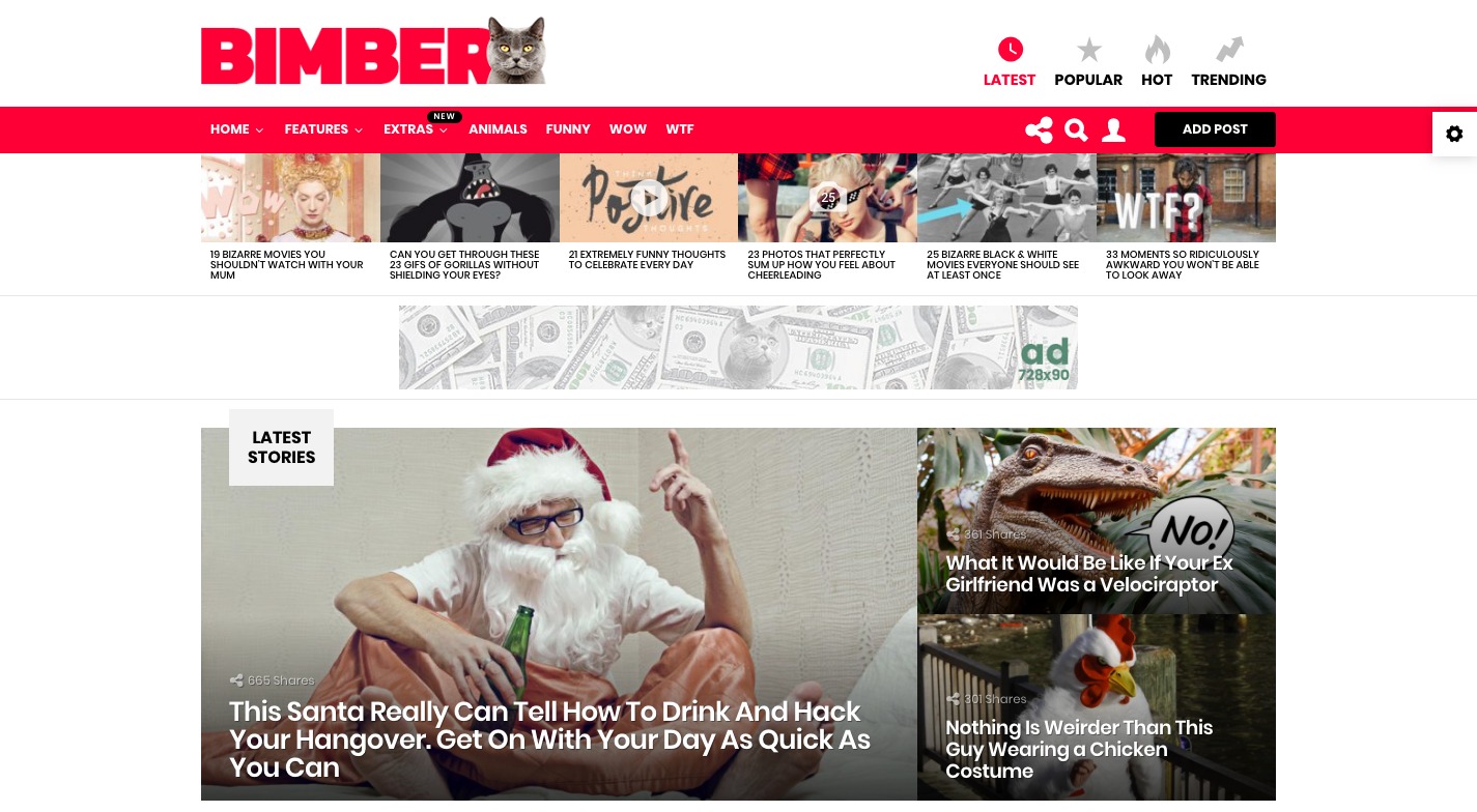 Bimber WordPress Theme