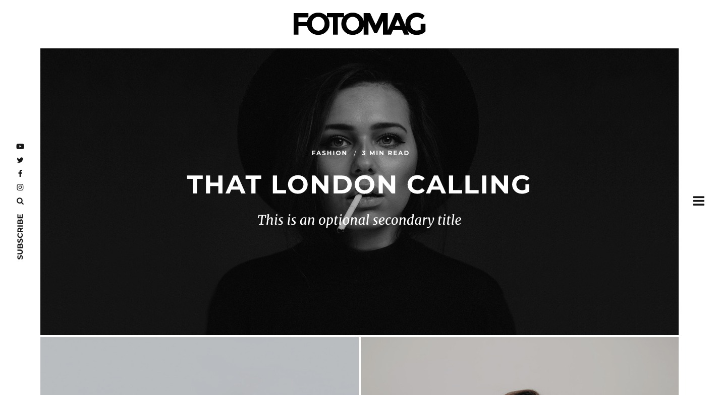 Fotomag WordPress Theme