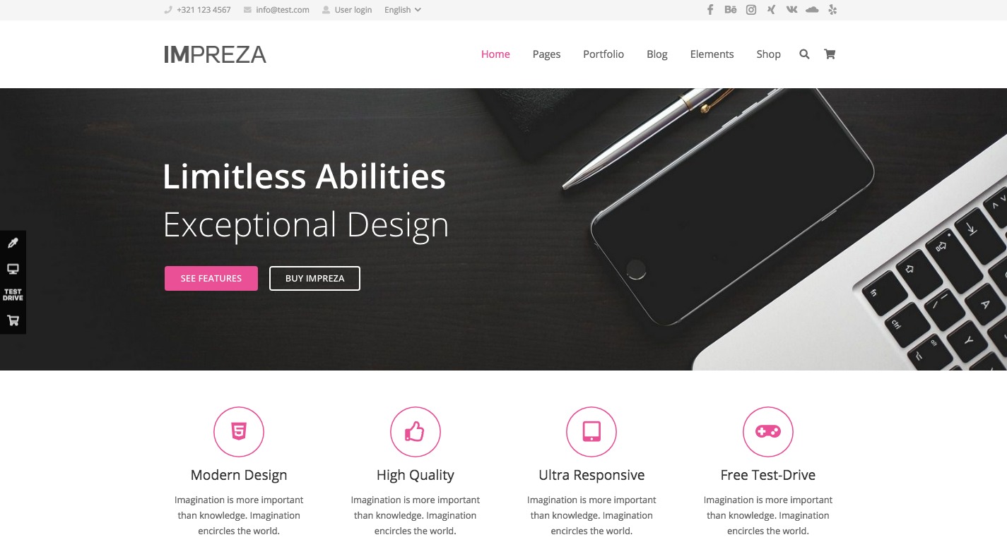 Impreza WordPress Theme