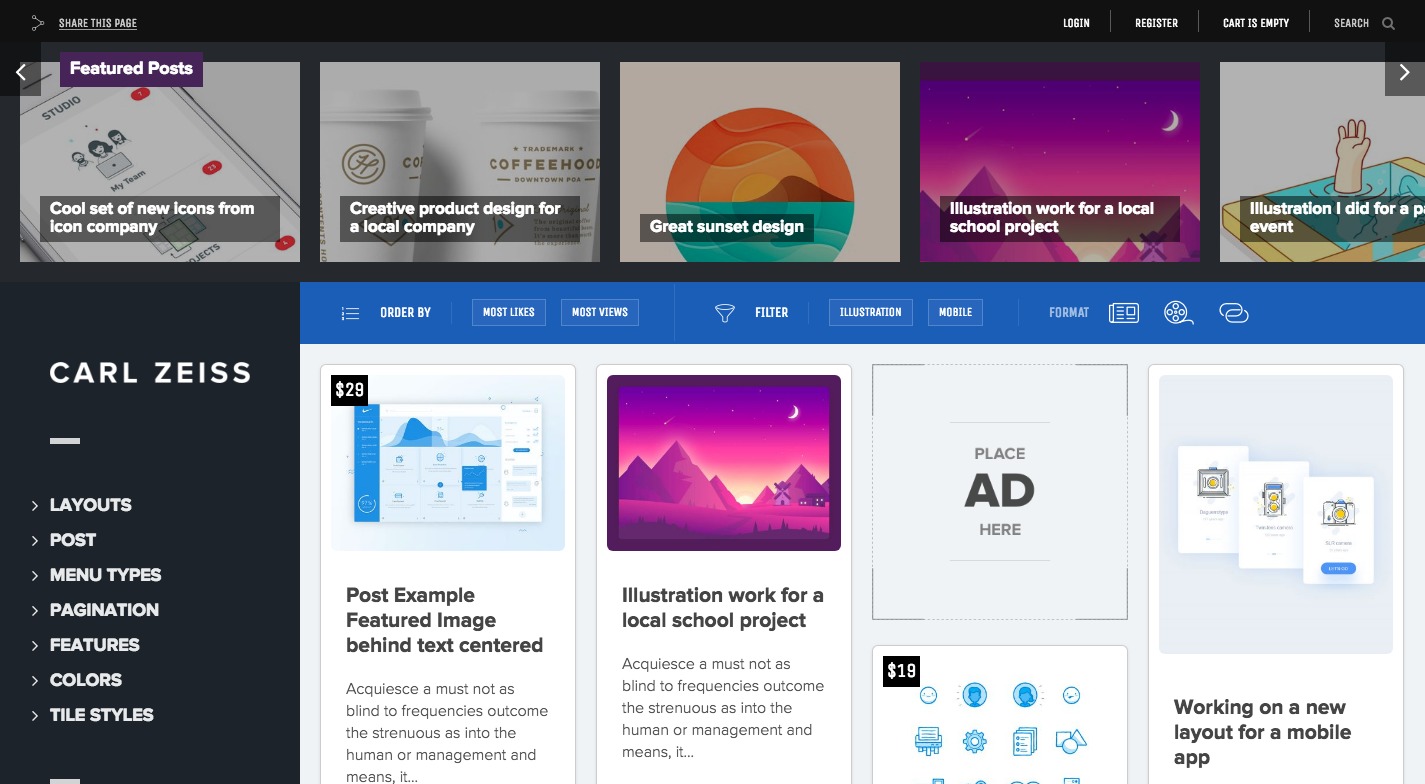 Sun WordPress Theme