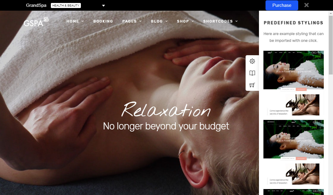 Grand Spa WordPress Theme