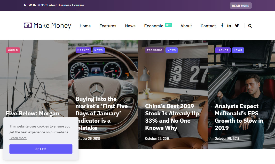 Saxon WordPress Theme