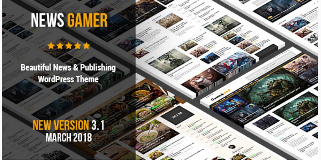 NewsGamer WordPress Theme