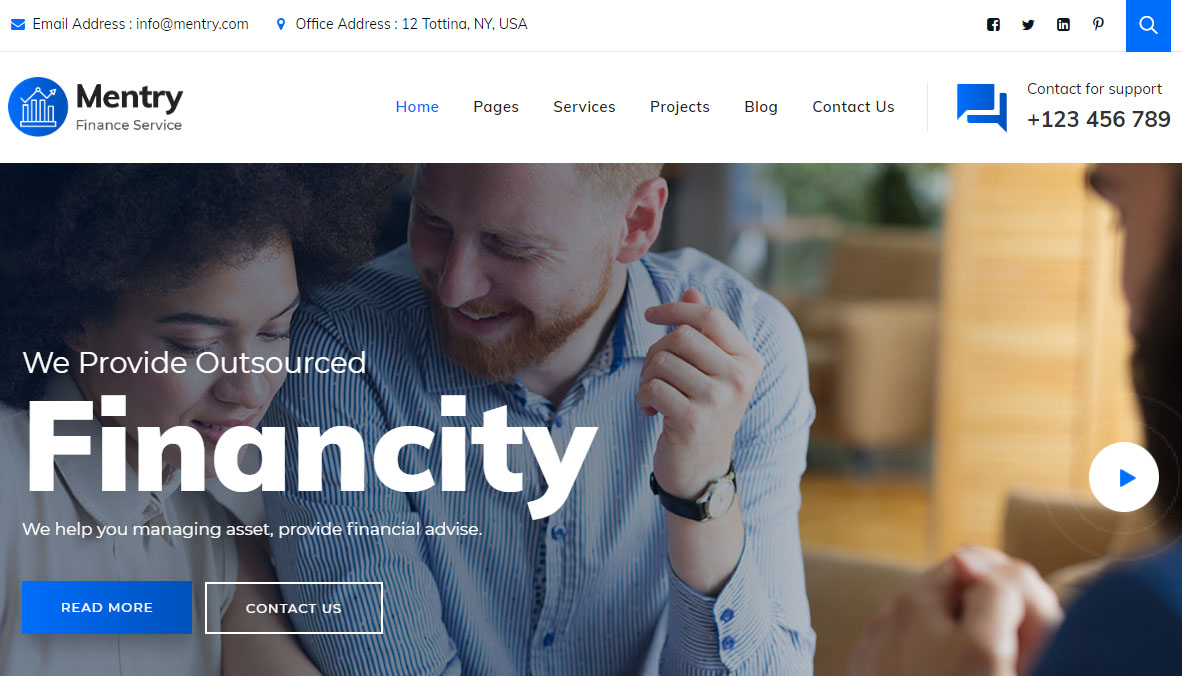 Mentry WordPress Theme