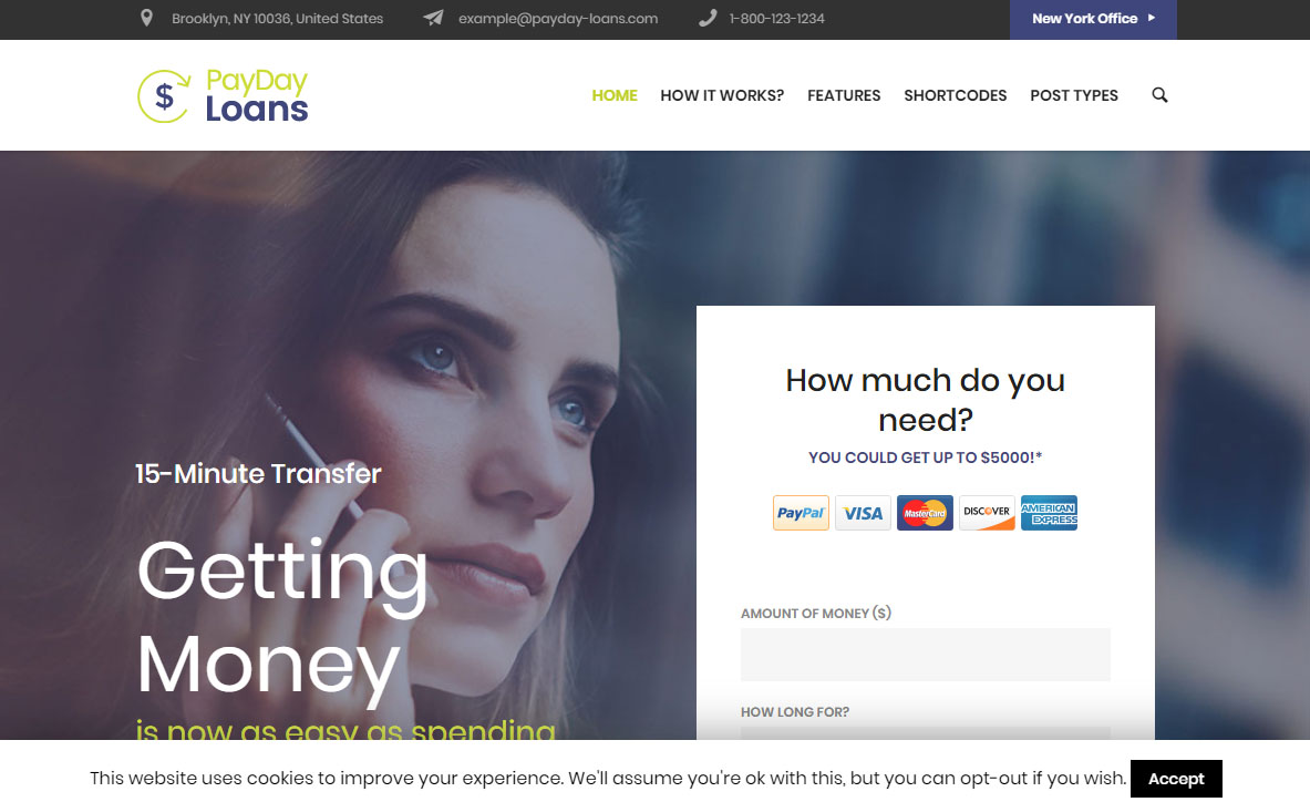 PayDay WordPress Theme