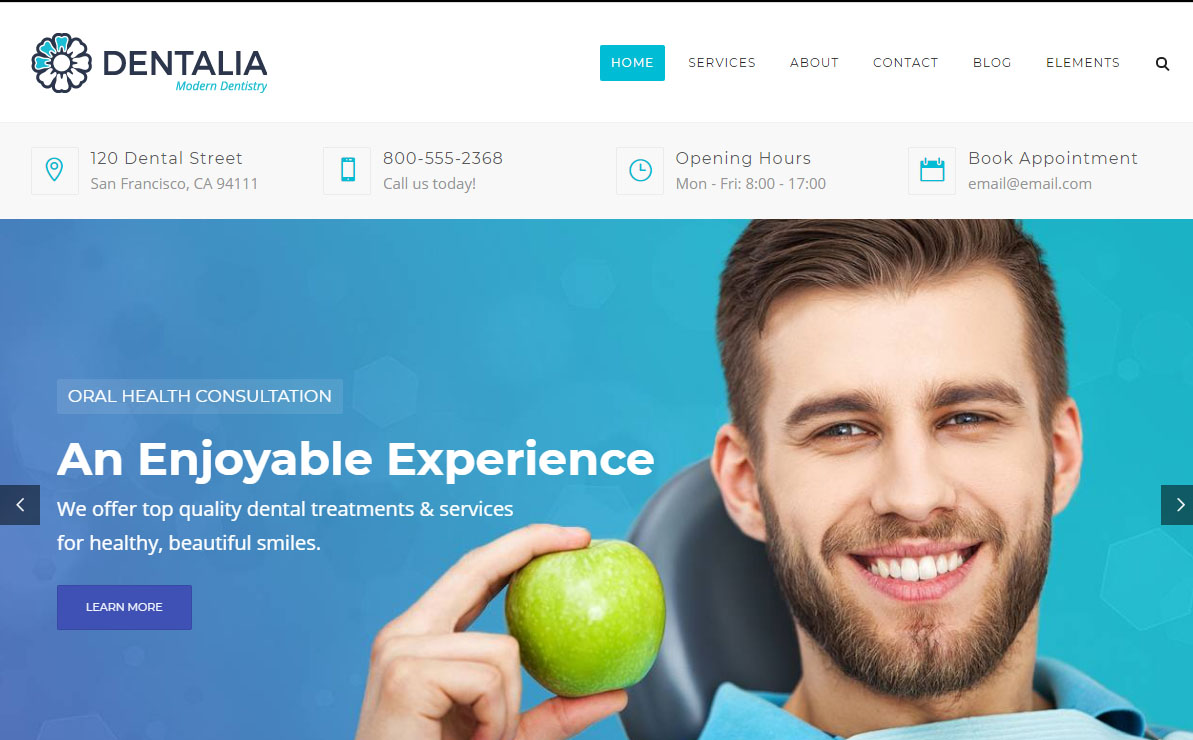 Dentalia WordPress Theme