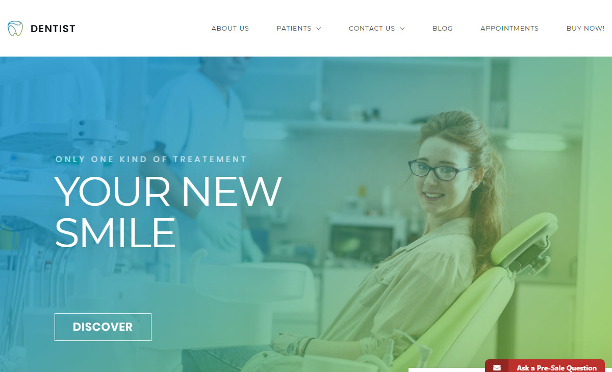 Dentist WordPress Theme